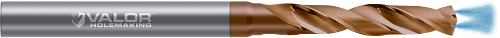 12.100 mm (0.4763") Drill DIA x 60.50 mm (2.381") Max Drill Depth - 2 FL - Val-Max X Coated, V794271-X