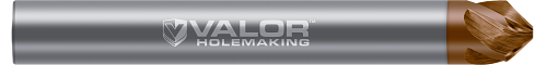 0.5000" (1/2) Shank DIA x 45° per side - 5 Helical FL - Val-Max X Coated, V796283-X