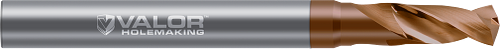 7.700 mm (0.3031") Drill DIA x 23.10 mm (0.909") Max Drill Depth - 2 FL - Val-Max X Coated, V974175-X