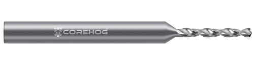 0.0350" (.9 mm) Drill DIA x 0.3950" Flute Length - 2 FL - Uncoated, C22566