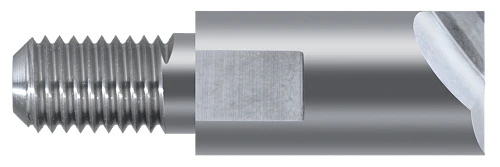 0.3750" (3/8) DIA x 1/4-28 Shank Thread Carbide  - Uncoated, C47755