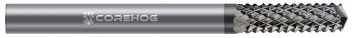0.5000" (1/2) Cutter DIA x 1.2500" (1-1/4) LOC x 135° included - 17 FL - DLC Coated, C69523