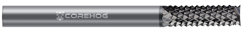 10 FL - 0.3750" (3/8) Cutter DIA x 1.2500" (1-1/4) LOC  - DLC Coated, C89565
