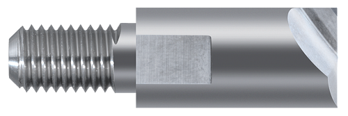 0.5625" (9/16) DIA x 1/4-28 Shank Thread Carbide  - Uncoated, C07832