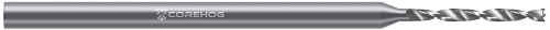 0.1360" Drill DIA x 1.0310" (1-1/32) Flute Length - 2 FL - Uncoated, C60966