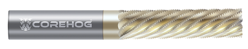 6 FL - 0.2500" (1/4) Cutter DIA x 2.7500" (2-3/4) LOC  - ZrN Coated, C28371