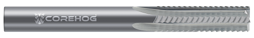 6 FL - 0.3750" (3/8) Cutter DIA x 1.1250" (1-1/8) LOC  - Uncoated, C81318