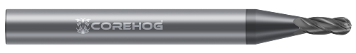 4 FL - 0.1875" (3/16) Cutter DIA x 0.5700" LOC  - DLC Coated, C53612