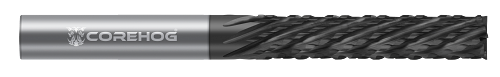12 FL - 0.3750" (3/8) Cutter DIA x 1.2500" (1-1/4) LOC  - DLC Coated, C79677