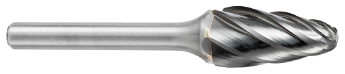 Tool # SF-5, 1/2" Cutter DIA x 1" LOC x 1/4" Shank DIA x 2 3/4" OAL, Brazed Carbide Non-Ferrous, 19062