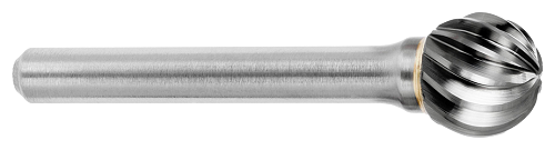 Tool # SD-3, 3/8" Cutter DIA x 5/16" LOC x 1/4" Shank DIA x 2 1/16" OAL, Brazed Carbide Stainless Steel, 19166