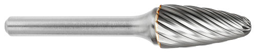 Tool # SF-5, 1/2" Cutter DIA x 1" LOC x 1/4" Shank DIA x 2 3/4" OAL, Brazed Carbide Stainless Steel, 19176