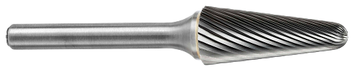 Tool # SL-53, 3/16" Cutter DIA x 1/2" LOC x 1/8" Shank DIA x 1 1/2" OAL, Brazed Carbide Single Cut, 15450