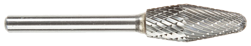 Tool # SL-5CO D/C, 1/2" Cutter DIA x 1 1/4" LOC x 1/4" Shank DIA x 3" OAL, Brazed Carbide Combination, 15866