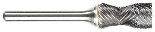 Tool # SA-5RA D/C, 1/2" Cutter DIA x 1" LOC x 1/4" Shank DIA x 2 3/4" OAL, Brazed Carbide Radius, 11755