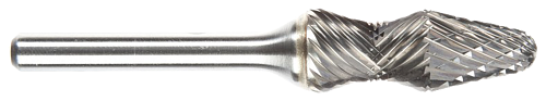 Tool # SL-5RA D/C, 1/2" Cutter DIA x 1 1/4" LOC x 1/4" Shank DIA x 3 1/4" OAL, Brazed Carbide Radius, 11764