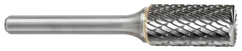 Tool # SB-43M C, 3.0 mm Cutter DIA x 14.0 mm LOC x 3.0 mm Shank DIA x 38.0 mm OAL, Brazed Carbide Double Cut, 21503