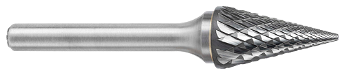 Tool # SM-5, 1/2" Cutter DIA x 7/8" LOC x 1/4" Shank DIA x 2 3/4" OAL, Brazed Carbide Heavy Duty Cut, 10335