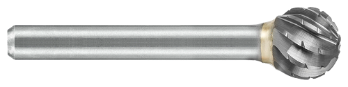 Tool # SD-5, 1/2" Cutter DIA x 7/16" LOC x 1/4" Shank DIA x 2 1/8" OAL, Brazed Carbide NG6 Double Cut, 19618