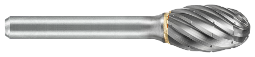 Tool # SE-5, 1/2" Cutter DIA x 7/8" LOC x 1/4" Shank DIA x 2 5/8" OAL, Brazed Carbide NG6 Double Cut, 19623