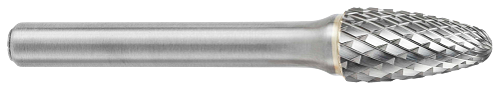 Tool # SF-6, 5/8" Cutter DIA x 1" LOC x 3/8" Shank DIA x 3" OAL, Brazed Carbide Heavy Duty Cut, 10288