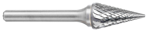 Tool # SM-5, 1/2" Cutter DIA x 7/8" LOC x 3/8" Shank DIA x 3" OAL, Brazed Carbide Heavy Duty Cut, 10299
