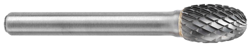 Tool # SE-5, 1/2" Cutter DIA x 7/8" LOC x 1/4" Shank DIA x 2 9/16" OAL, Brazed Carbide Heavy Duty Cut, 10318