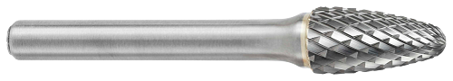 Tool # SF-3, 3/8" Cutter DIA x 3/4" LOC x 1/4" Shank DIA x 2 1/2" OAL, Brazed Carbide Heavy Duty Cut, 10320