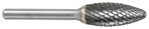 Tool # SH-5, 1/2" Cutter DIA x 1 1/4" LOC x 1/4" Shank DIA x 3" OAL, Brazed Carbide Heavy Duty Cut, 10330