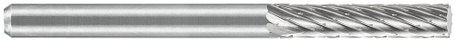 Tool # SA-43, 1/8" Cutter DIA x 9/16" LOC x 1/8" Shank DIA x 1 1/2" OAL, Solid Carbide High Temp Alloy, 19200