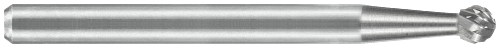 Tool # SD-42, 1/8" Cutter DIA x 3/32" LOC x 1/8" Shank DIA x 1 1/2" OAL, Solid Carbide High Temp Alloy, 19213