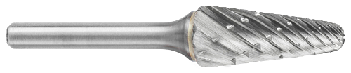 Tool # SL-4, 1/2" Cutter DIA x 1 1/8" LOC x 1/4" Shank DIA x 3" OAL, Brazed Carbide High Temp Alloy, 19233