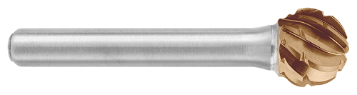 Tool # SD-3, 3/8" Cutter DIA x 5/16" LOC x 1/4" Shank DIA x 2 1/16" OAL, Brazed Carbide NG Cast Cut  - Accelerator-K Coated, 19514