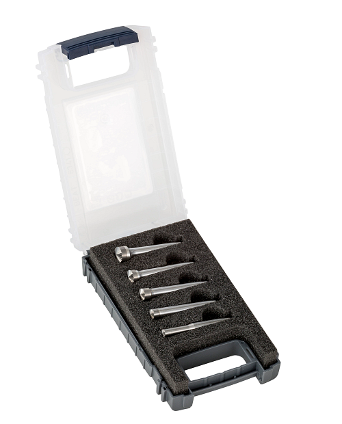Bur Set - 5 Pc - Carbide - Bolt Remover - 150° Countersink, 19565