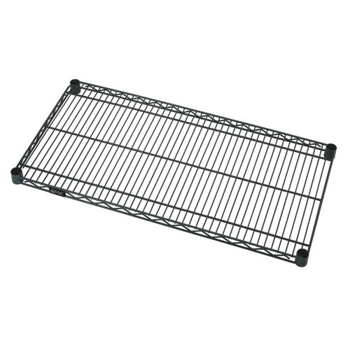Wire Shelf, 48"W x 12"D, 600 - 800 lb. capacity, green epoxy antimicrobial finish, NSF, 1248P