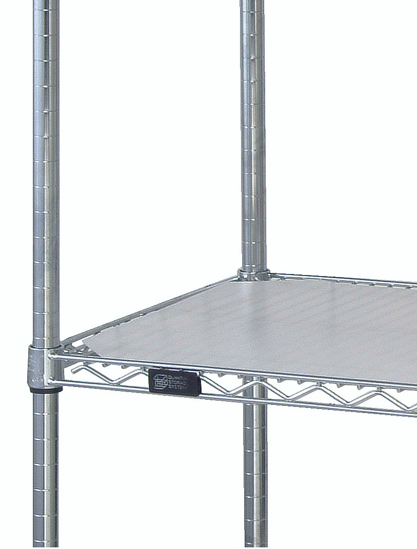 Shelf Inlay Mat, 24"W x 14"D, white polyethylene, Clear, 0, Polythylene, 1424SM