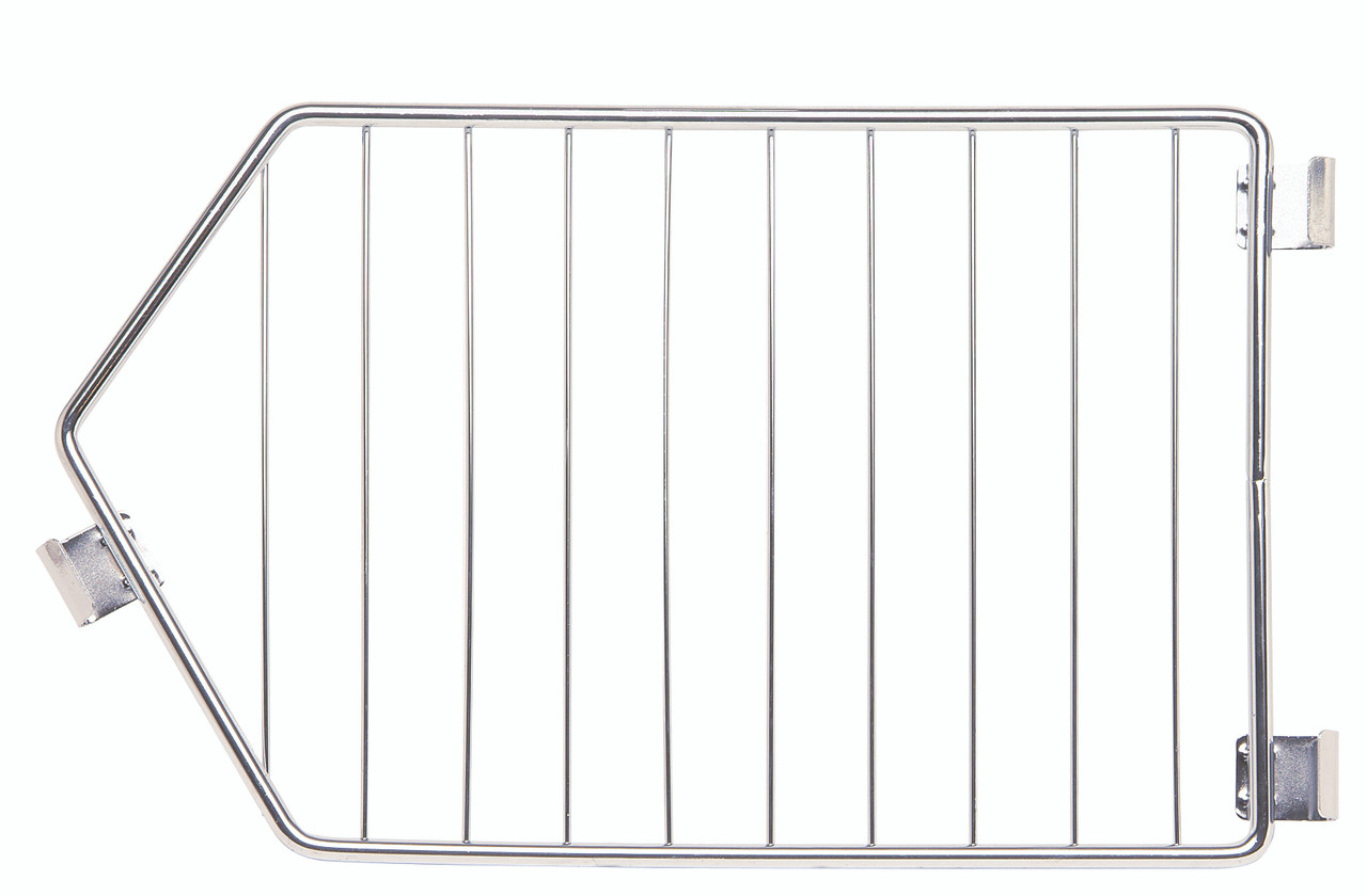 Wire Basket Divider, 14"D x 9"H, chrome plated finish, Chrome, 0, Carbon Steel, 149DC