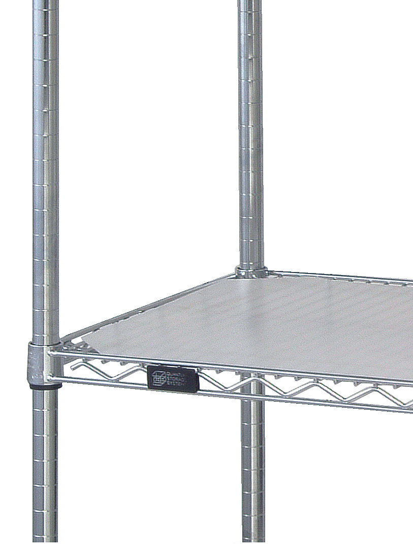 Shelf Inlay Mat, 42"W x 18"D, white polyethylene, Clear, 0, Polythylene, 1842SM