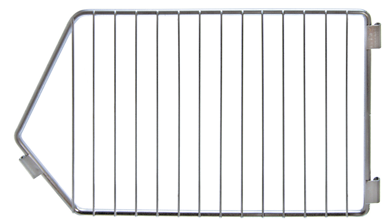 Wire Divider, 20"D x 12"H, chrome plated finish, Chrome, 0, Carbon Steel, 2012DC