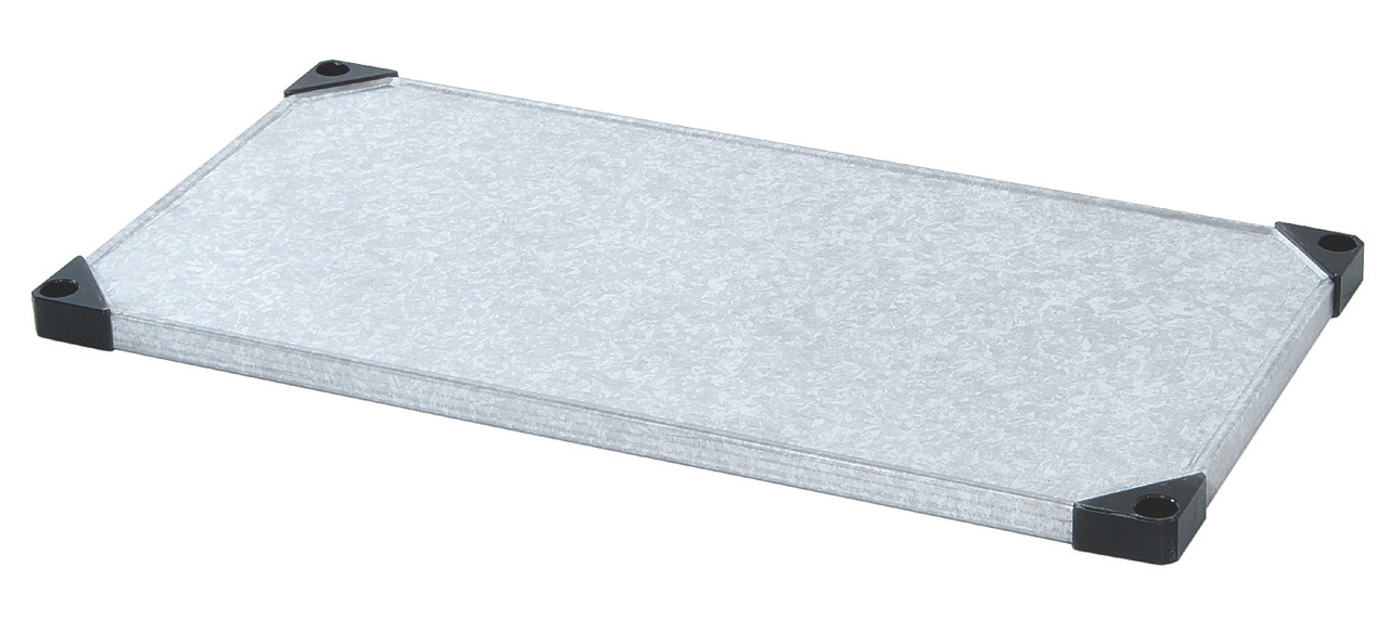Shelf, solid, 54"W x 21"D, Galvanized, 0, Carbon Steel, 2154SG