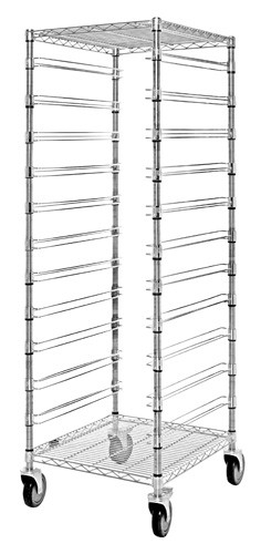 Bin Cart, mobile, conductive, Chrome, 0, Carbon Steel, BC212469M11CO