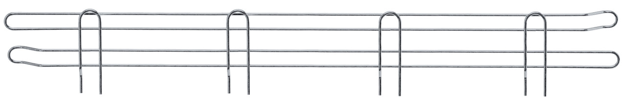 Back Ledge, 54"W x 4"H, 304 stainless steel, Stainless, 0, Stainless, BL54S