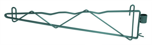 Cantilever Single Shelf Post Wall Mount, (2) 24" single post cantilever arms, (4) post mount brackets, Epoxy Coated, Green, 0, Carbon Steel, Case of 2, CB24P
