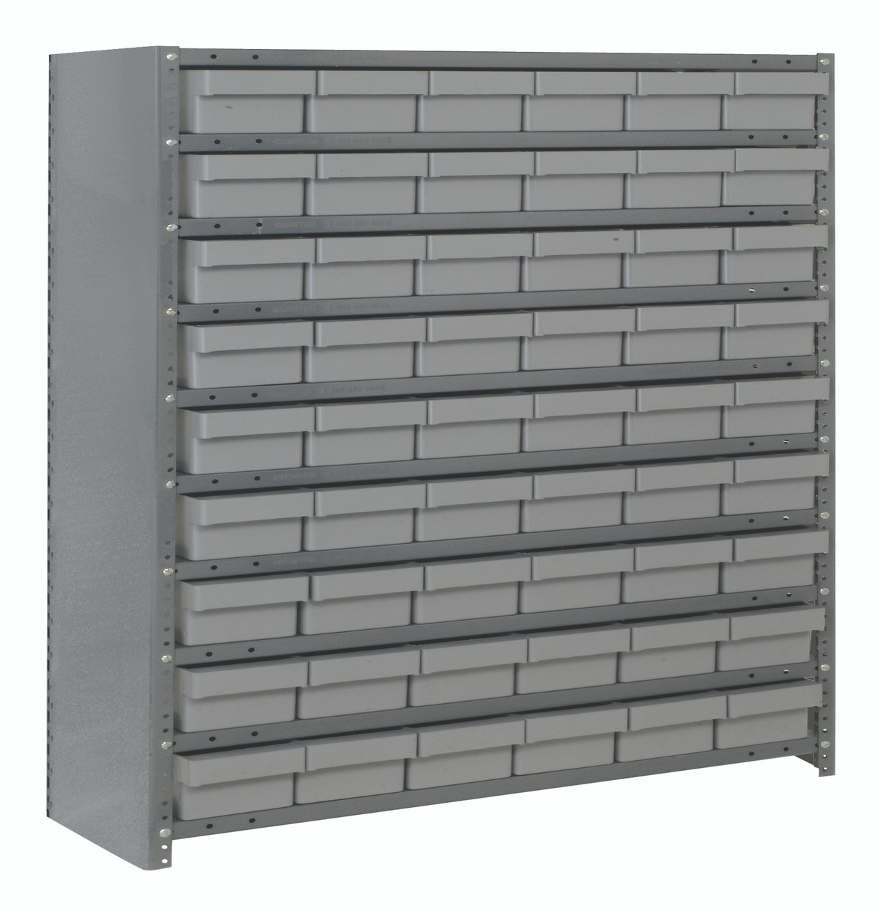 Shelving Unit, closed, 12"D x 36"L x 39"H, Galvannized, Gray, Carbon Steel, CL1239-401GY