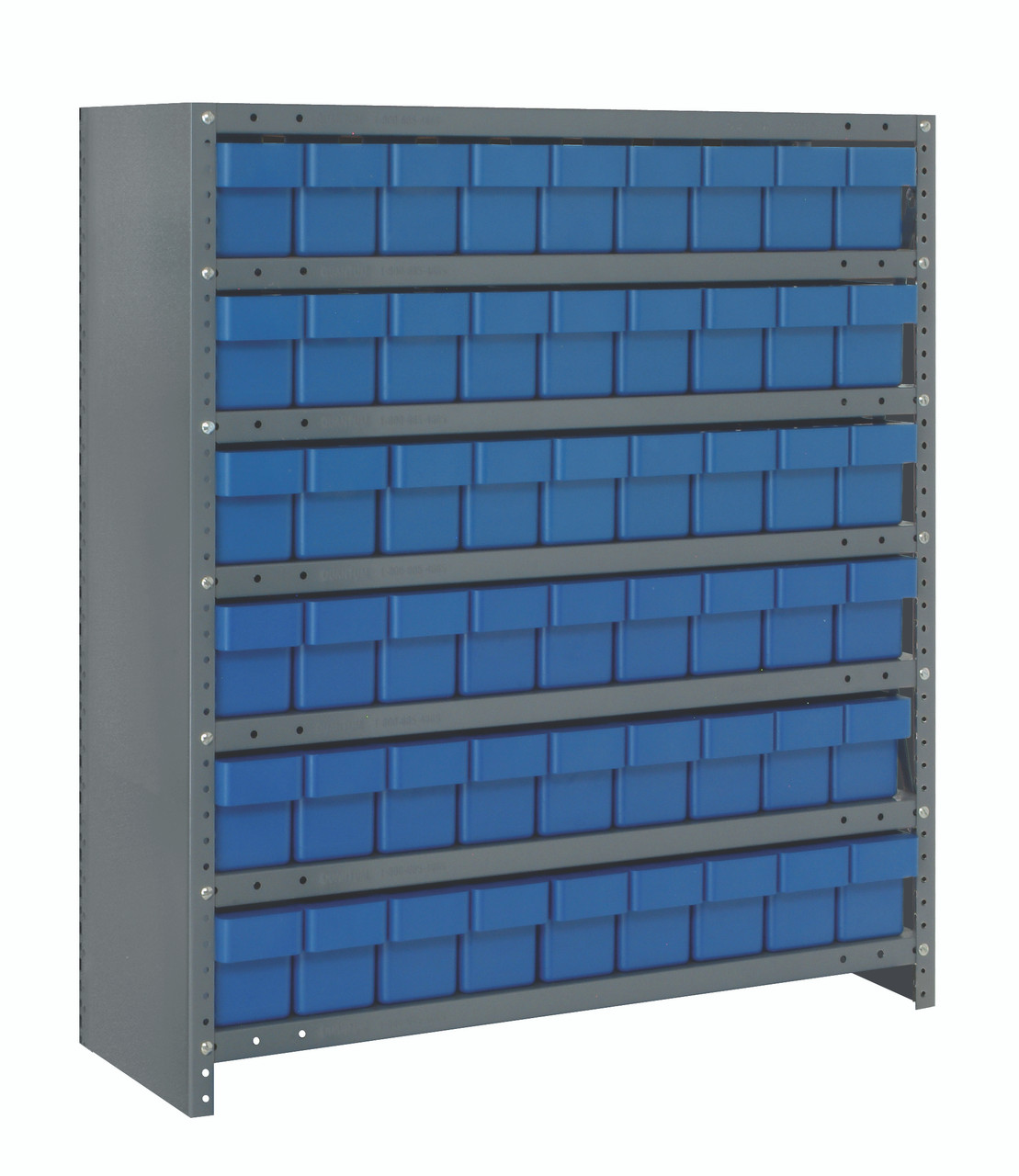 Shelving Unit, 18"D x 36"L x 39"H, heavy duty, Galvannized, Blue, Carbon Steel, CL1839-604BL