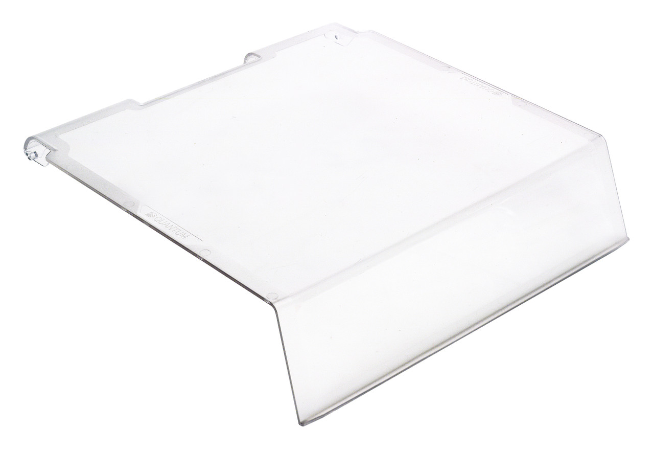Clear Lid, for bin QUS235, case of 6, Clear, 0, Plastic, COV235CS