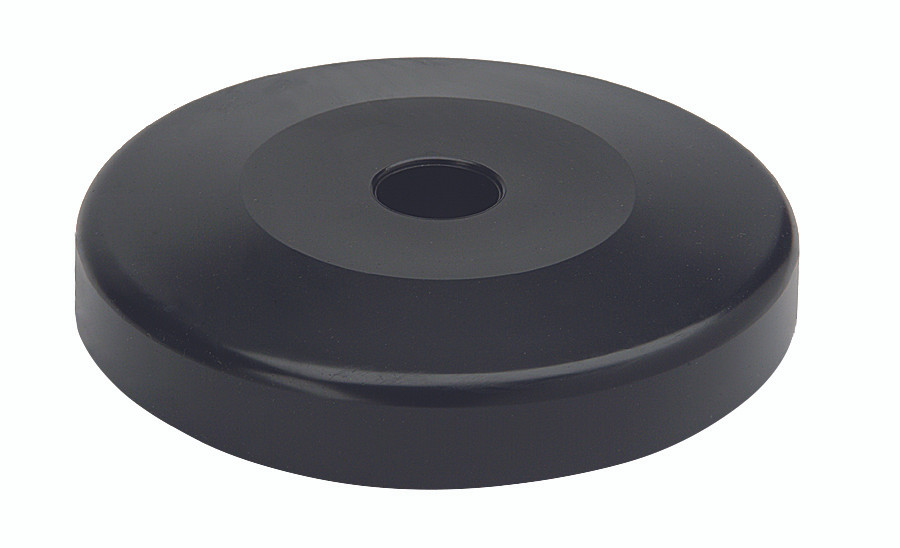 Donut Bumper, 3" dia., NSF, Black, 0, Vinyl, DB