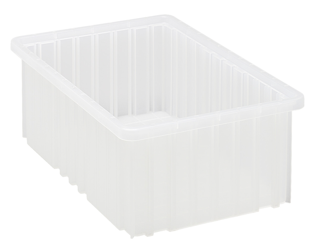Dividable Grid Container, 16-1/2"L x 10-7/8"W x 6"H, clear, Clear, Clear, Polypropylene, DG92060CLCS