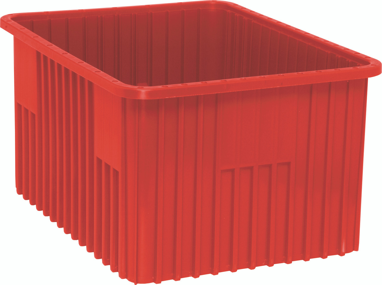 Dividable Grid Container, 22-1/2"L x 17-1/2"W x 12"H, red, Red, Red, Polypropylene, DG93120RDCS