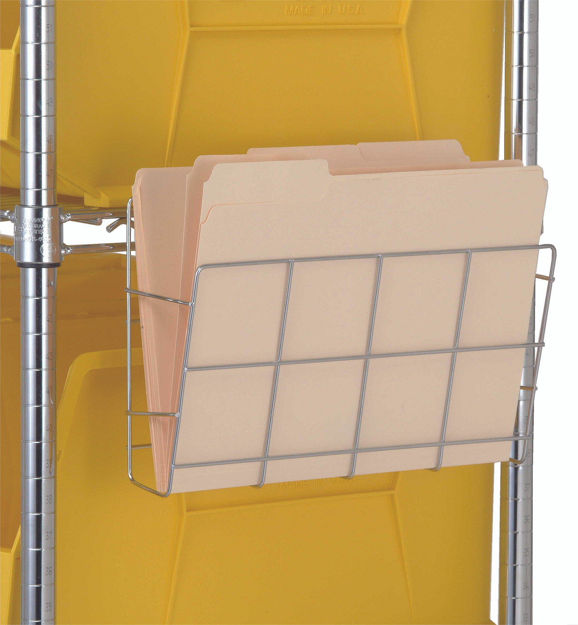 Document Holder, 12-3/8"W x 2"D x 8-5/8"H, chrome plated finish, Chrome, 0, Carbon Steel, DH8